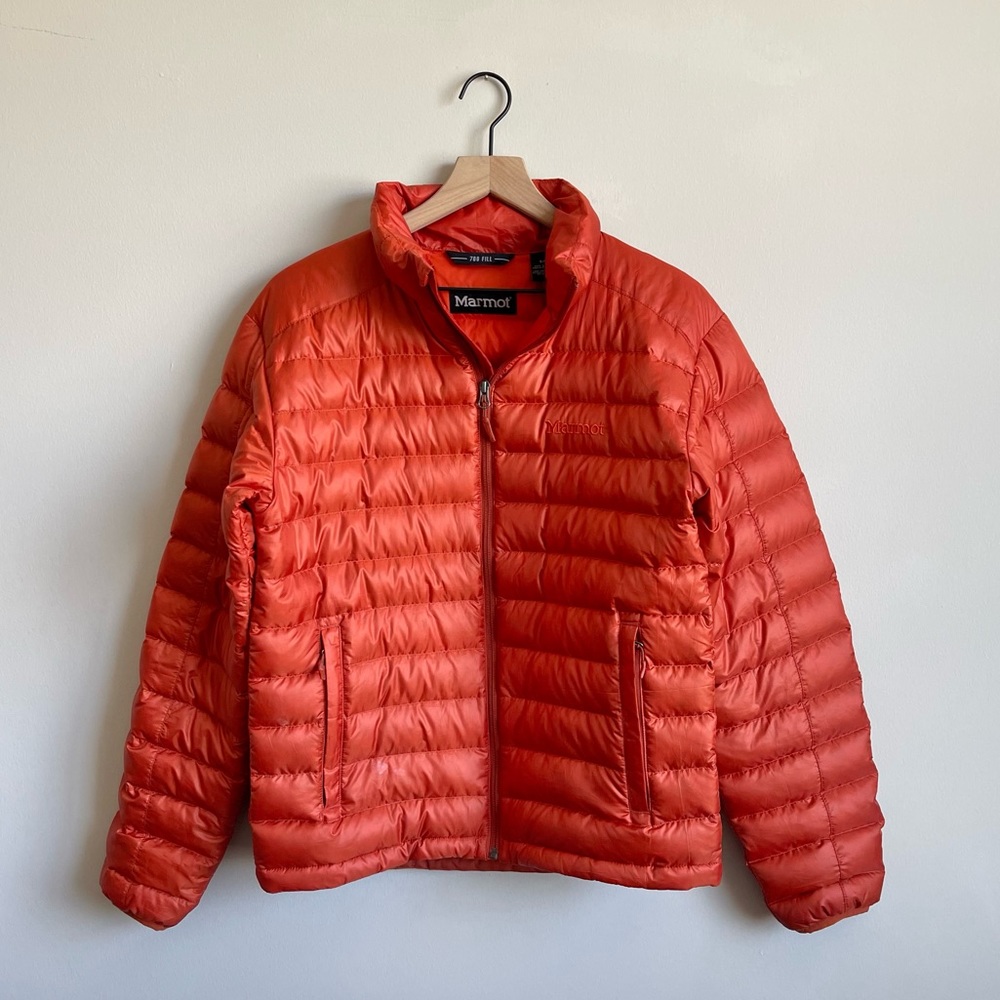 Marmot Puffer 700 Fill Jacket - Burnt Oranger
